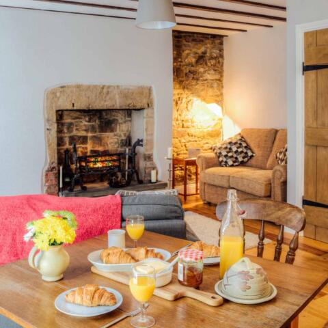 Spazio colazione di un bed and breakfast