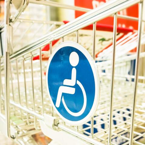 Carrello - Negozi e barriere architettoniche